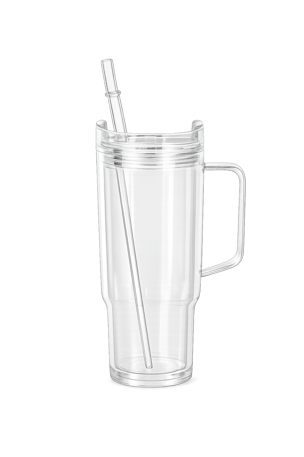 40 oz Acrylic Snow Globe Tumbler - Wrap Included